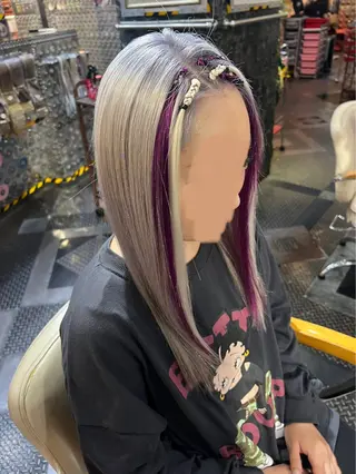 セミロング カラー ヘアアレンジ メンズ KOYA ｺﾔのヘアスタイル
