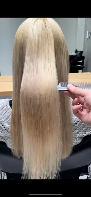 セミロング 髪質改善ヘアケア 艶髪特化/上田のヘアスタイル