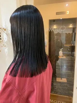 ロング カラー SALTWATER AYARIのヘアスタイル