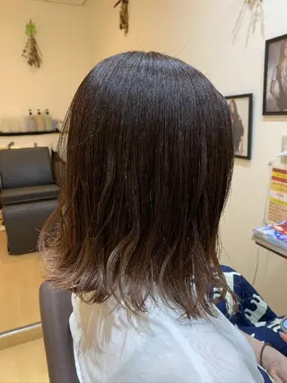 ミディアム カラー サトウ シューイチのヘアスタイル