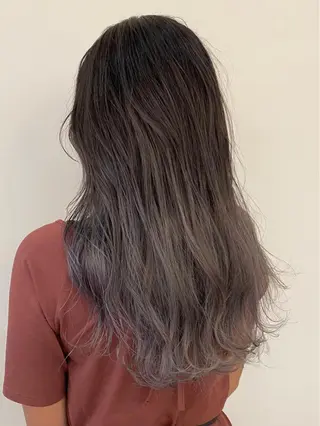 ロング カラー 馬場 涼平のヘアスタイル