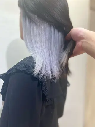 ミディアム カラー ブリーチ/髪質改善 店長　板垣智大のヘアスタイル