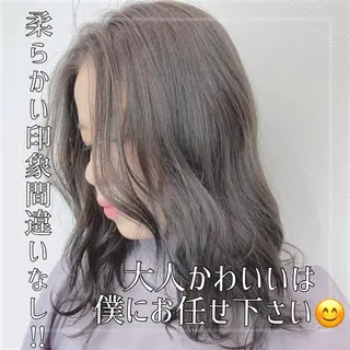 ロング カラー メンズ ダブルカラー｜ なおき｜池袋美容師のヘアスタイル
