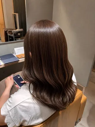 セミロング 艶カラー💎 / Ayakaのヘアスタイル
