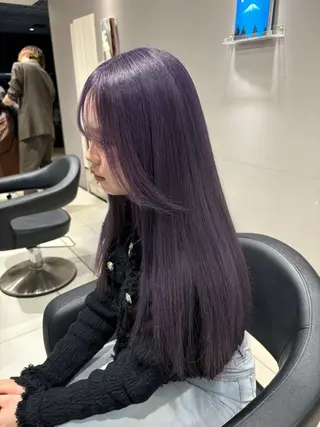 ロング カラー 🫧うる艶ハイトーン 🫧💘サヤ💘のヘアスタイル