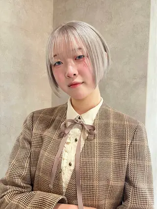 ショート レイヤー♡ຼ ボブ/renaのヘアスタイル