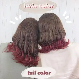 カラー 渋谷:インナーカラー /🍒エリカ🍒のヘアスタイル