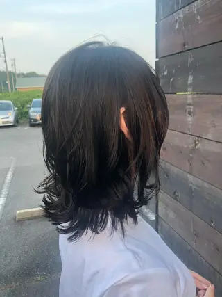 ミディアム カラー NAKAGAWA YUICHIのヘアスタイル