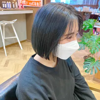 ショート カラー パーマ ヘアアレンジ メンズ キッズ ネイル マツエク・マツパ 前川 朋香のヘアスタイル