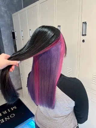 カラー ロング 地雷系🎀ハイトーン 💙荒川結星のヘアスタイル