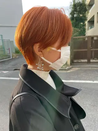 ショート minatsu 東京の技術を京都でのヘアスタイル