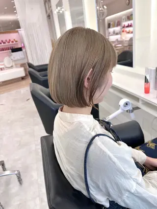 ロング カラー NANO/ ブリーチ×レイヤーのヘアスタイル