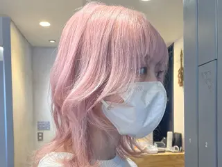 ミディアム カラー 梅田韓国ヘア kiara🩷彡のヘアスタイル