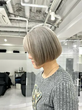 ショート カラー 颯人/三ノ宮/ 透明感/ブリーチのヘアスタイル