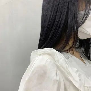 セミロング カラー 🌱小顔魅せショート 髪質改善カラー/泉綺のヘアスタイル