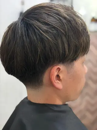 ミディアム メンズ 島袋 ヒロのヘアスタイル
