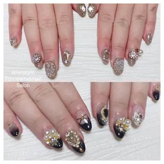 ミディアム ネイル 🐾enen style 🐾のネイルデザイン