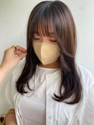 ロング LUVISM新潟🎀 透明感カラー/ミユのヘアスタイル