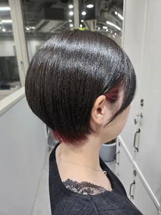 ショート カラー ショート/ボブ/中村 遥香 🧸🤍のヘアスタイル
