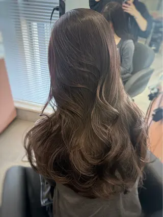 ロング カラー TheEct Q'n ໒꒱· ﾟななこのヘアスタイル