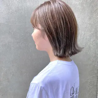 ミディアム カラー ヘアアレンジ 【ダメージレス施術】 【透明感】北村 拓也のヘアスタイル