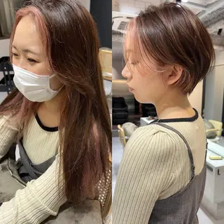 ショート 縮毛矯正 特化アツシのヘアスタイル