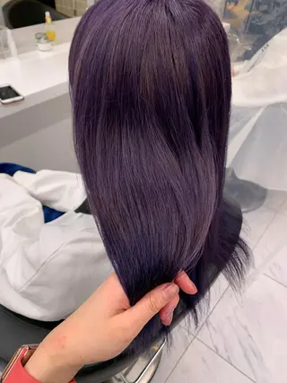 ロング カラー ヘアアレンジ 🩵 JURI🩵のヘアスタイル