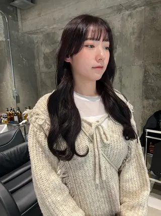 ロング nok kaoriのヘアスタイル