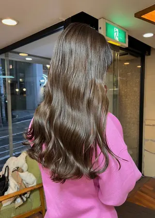 ロング カラー 矢野 晃平のヘアスタイル