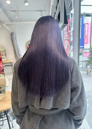 ロング カラー ハイトーン/パーマ/ メンズ / 新宿🌐のヘアスタイル