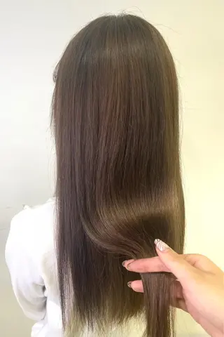 ロング カラー ヘアアレンジ TSUNA 🌙 Lim 五反田のマツエク・マツパデザイン