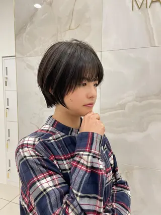 ショート カラー ショート/似合わせ/ 透明感カラー古市唯人のヘアスタイル