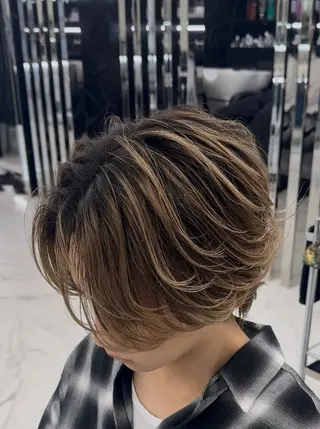 ミディアム メンズ 木村 介威のヘアスタイル