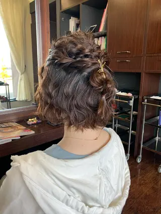 ヘアアレンジ おせ ちさとのヘアスタイル