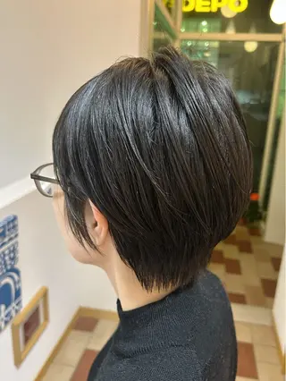 ショート ササキ カノンのヘアスタイル