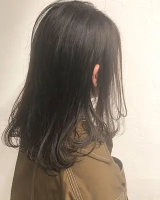ミディアム カラー パーマ/レイヤー 岩山丈一郎のヘアスタイル