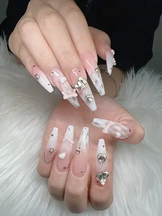 ネイル Lee Nails チップ長さだし専門店のネイルデザイン