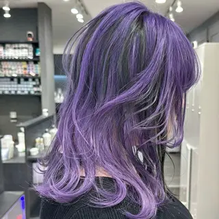 カラー Yoshiいろあそび 八王子/ハイトーンのヘアスタイル