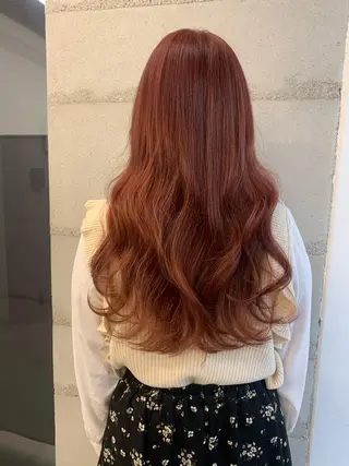 セミロング カラー 透明感カラー✂︎ /縮毛矯正/YUKAのヘアスタイル