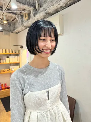 ショート レイヤー/ボブ/ 自由が丘/工藤さくらのヘアスタイル
