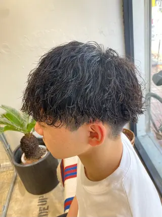 パーマ メンズ 🌴パーマオタク🌴 長谷川　諒佑🌈のヘアスタイル