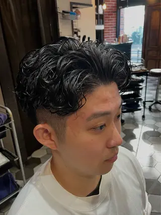 ショート パーマ メンズ 梅田/メンズ専門 ／加地光尊のヘアスタイル