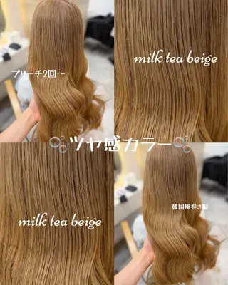 セミロング lovis🧸ゆうあ 🧸/透明感カラーのヘアスタイル