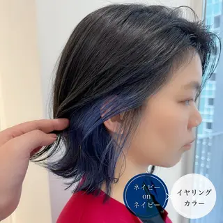 ショート カラー アンブレラカラー💫 フェイスフレーミングのヘアスタイル
