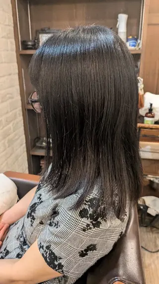 ミディアム カットモデル無料🪄 KIKUCHIのヘアスタイル