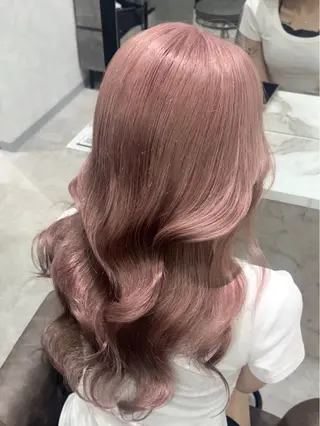ロング カラー 【暖色カラー＋色持ち 重視】💟まなみのヘアスタイル