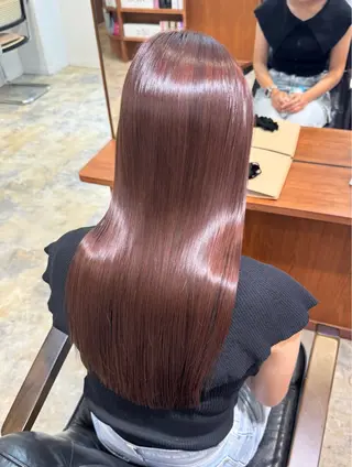 セミロング カラー collet 内田笙來のヘアスタイル