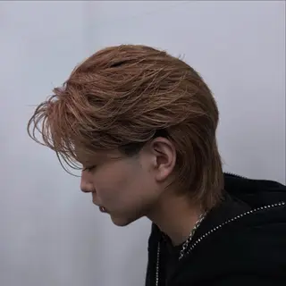 ミディアム カラー メンズ 博多メンズパーマ特化 ベップハルキのヘアスタイル
