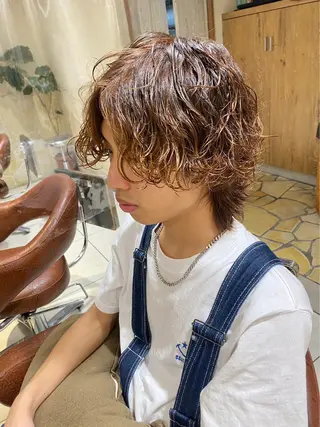 ミディアム 無料メンズカット ✨️募集 萩原優人のヘアスタイル