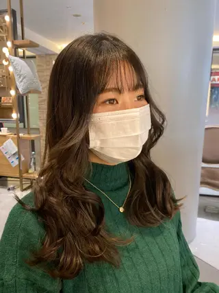 ロング unopulir 景山 凌のヘアスタイル